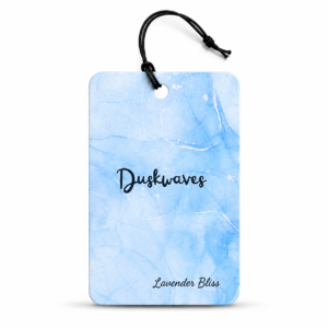 Lavender Bliss — Calming Paper Car Air Freshener